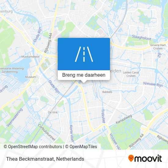 Thea Beckmanstraat kaart