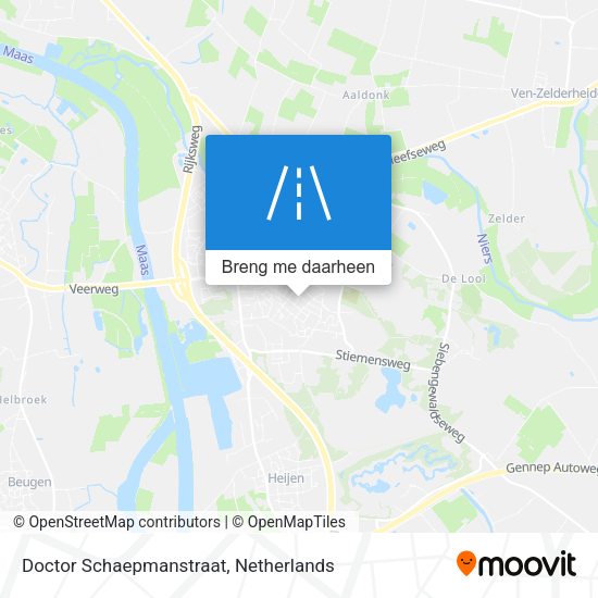 Doctor Schaepmanstraat kaart