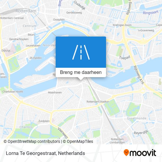 Lorna Te Georgestraat kaart