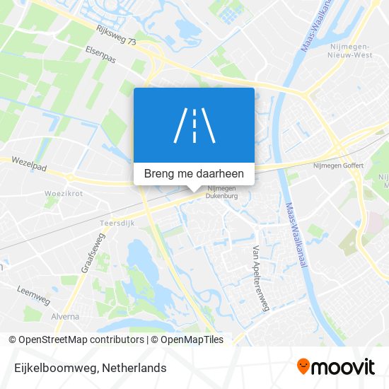 Eijkelboomweg kaart