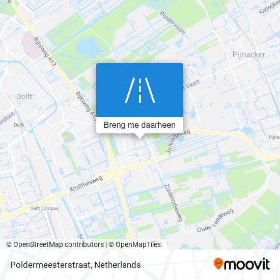 Poldermeesterstraat kaart