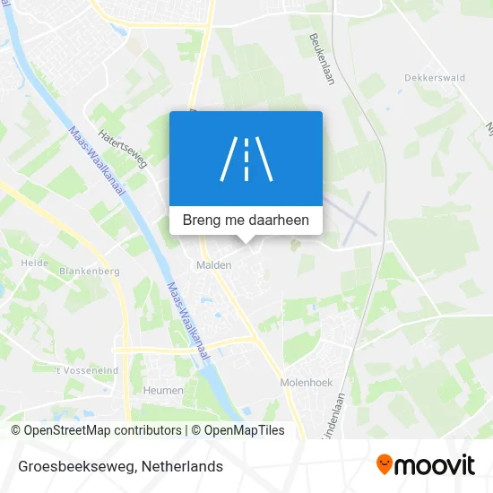 Groesbeekseweg kaart