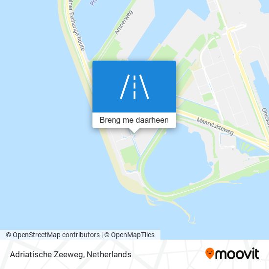 Adriatische Zeeweg kaart