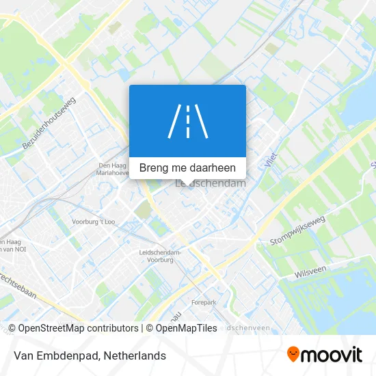 Van Embdenpad kaart