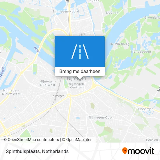 Spinthuisplaats kaart