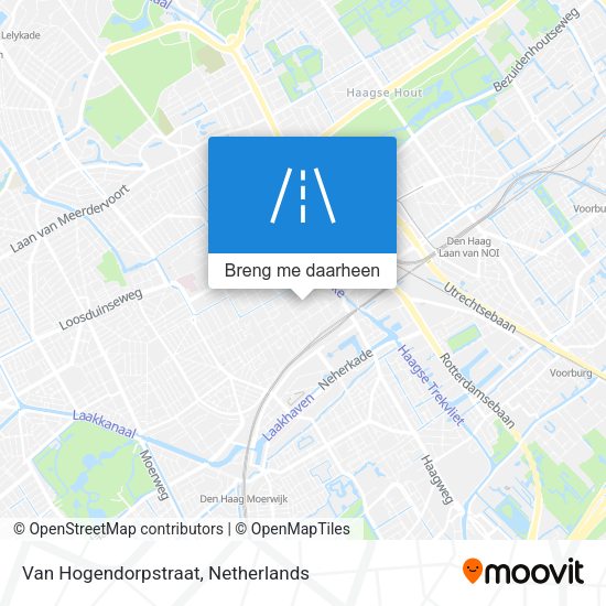 Van Hogendorpstraat kaart