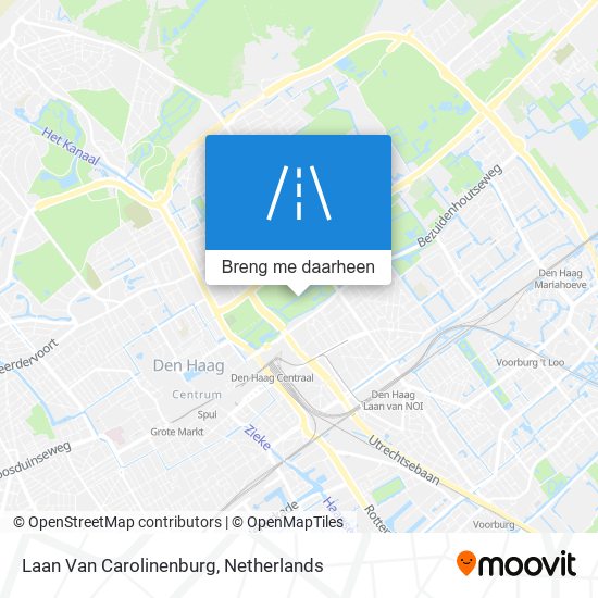 Laan Van Carolinenburg kaart