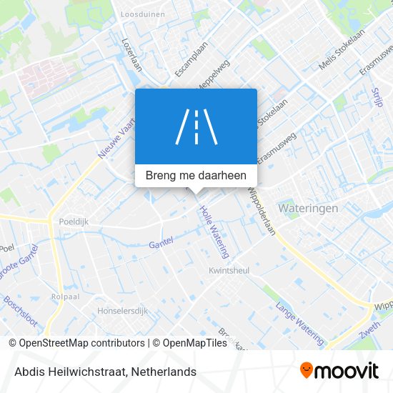 Abdis Heilwichstraat kaart