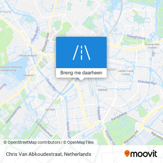 Chris Van Abkoudestraat kaart