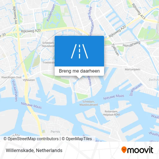 Willemskade kaart