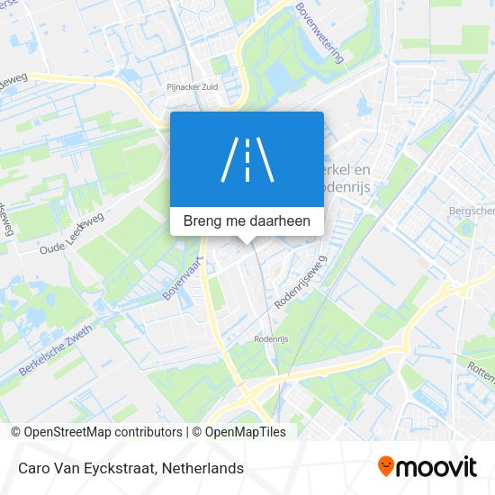 Caro Van Eyckstraat kaart