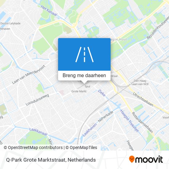 Q-Park Grote Marktstraat kaart