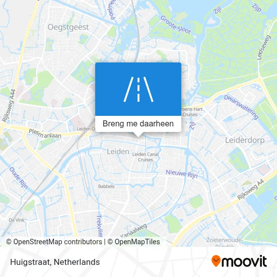Huigstraat kaart