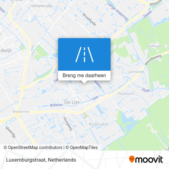 Luxemburgstraat kaart