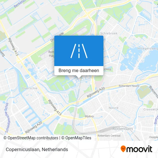 Copernicuslaan kaart