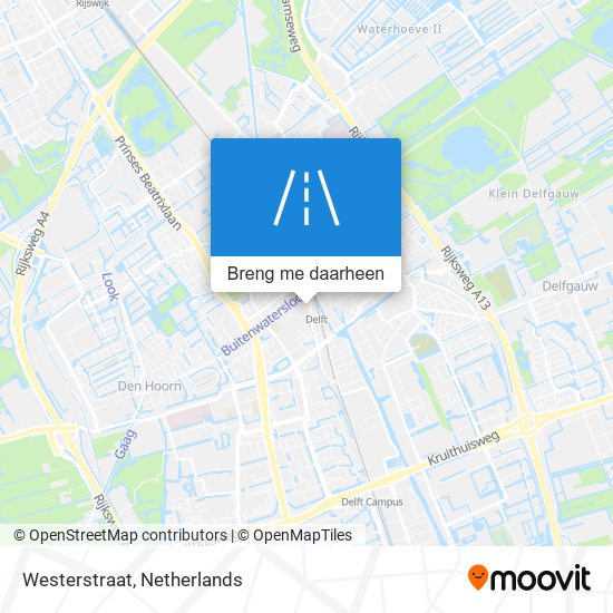 Westerstraat kaart