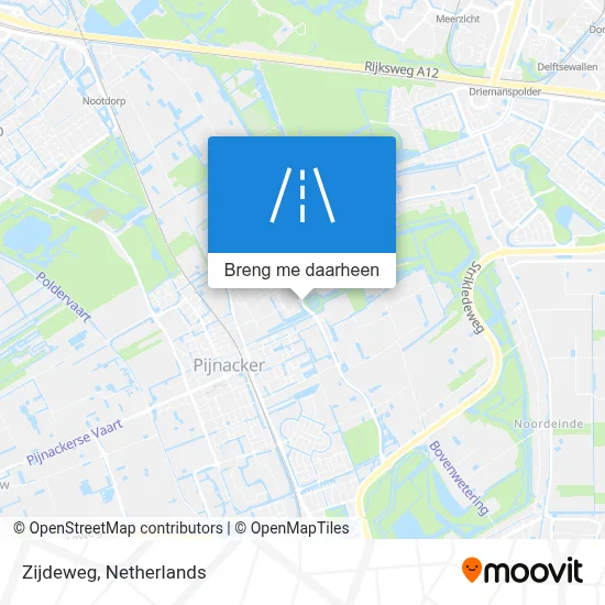 Zijdeweg kaart