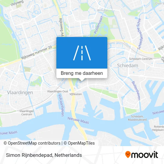 Simon Rijnbendepad kaart