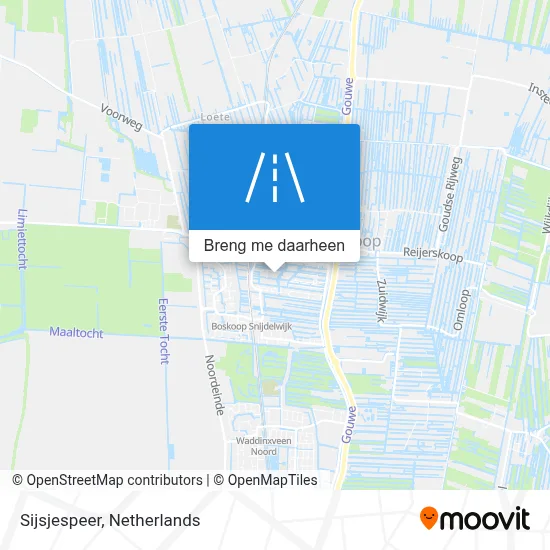 Sijsjespeer kaart