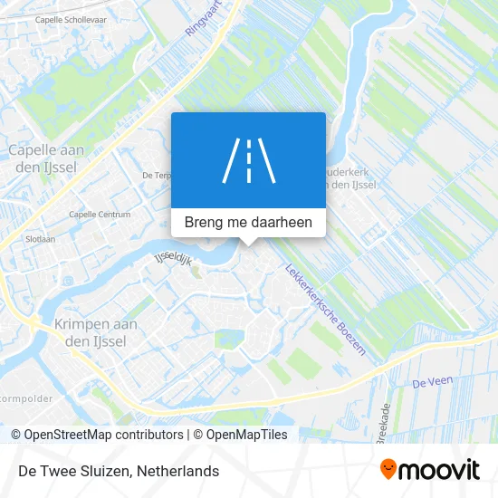 De Twee Sluizen kaart