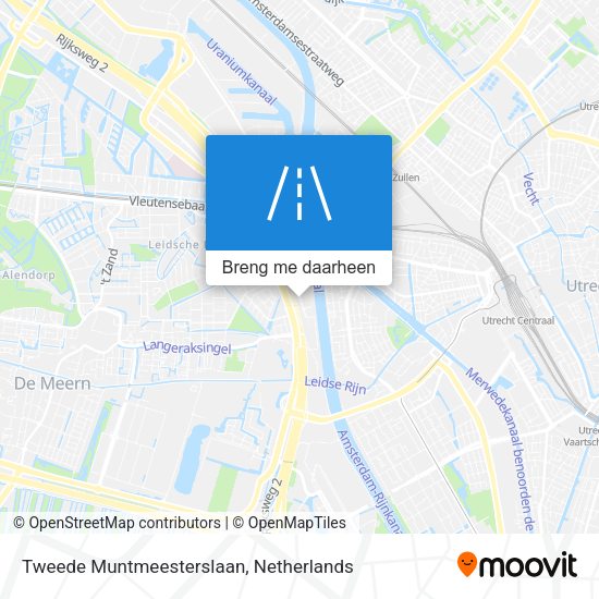 Tweede Muntmeesterslaan kaart