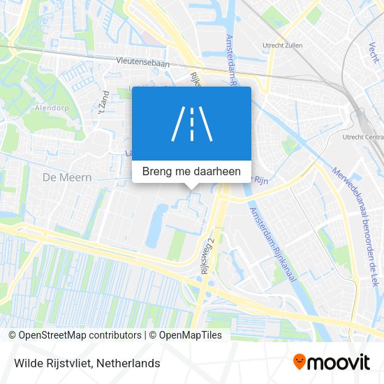 Wilde Rijstvliet kaart