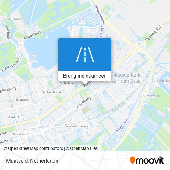 Maatveld kaart