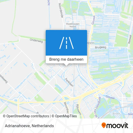 Adrianahoeve kaart
