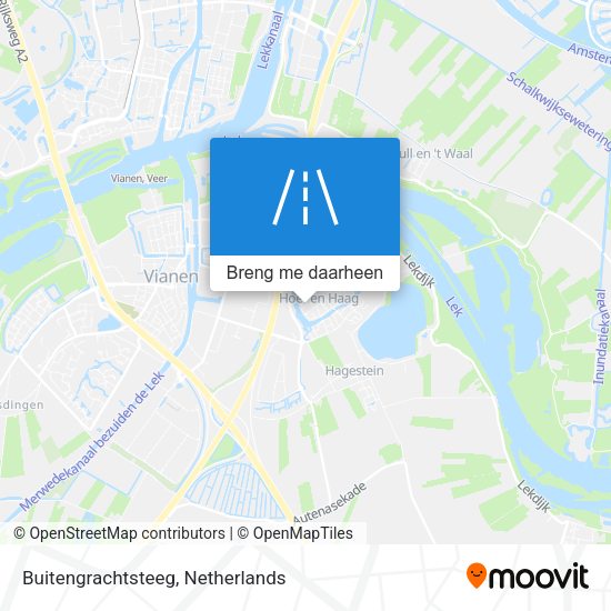 Buitengrachtsteeg kaart