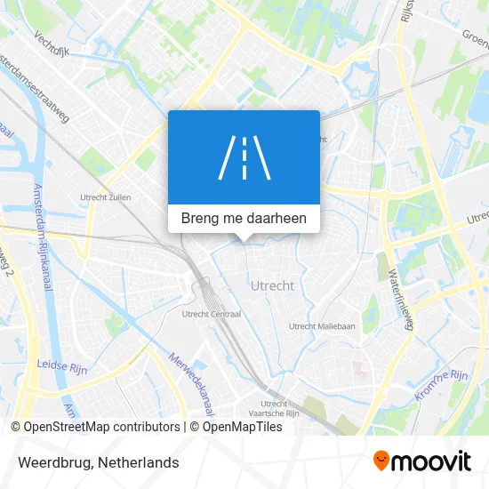 Weerdbrug kaart