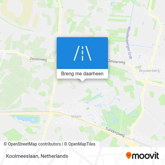 Koolmeeslaan kaart