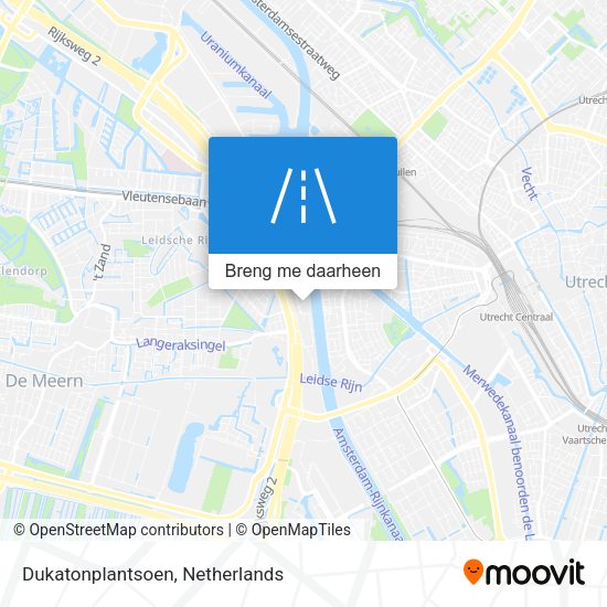 Dukatonplantsoen kaart