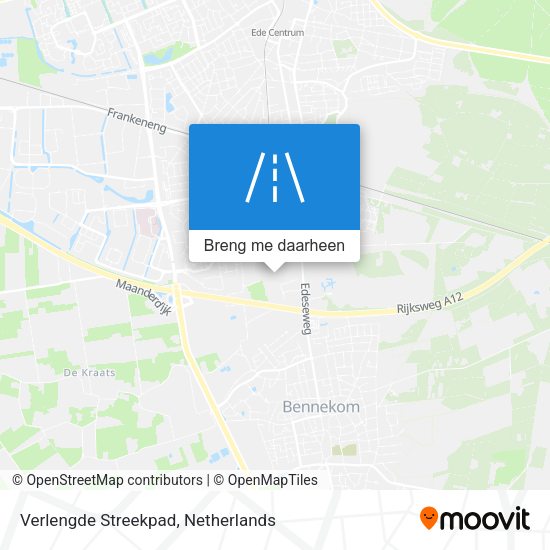 Verlengde Streekpad kaart
