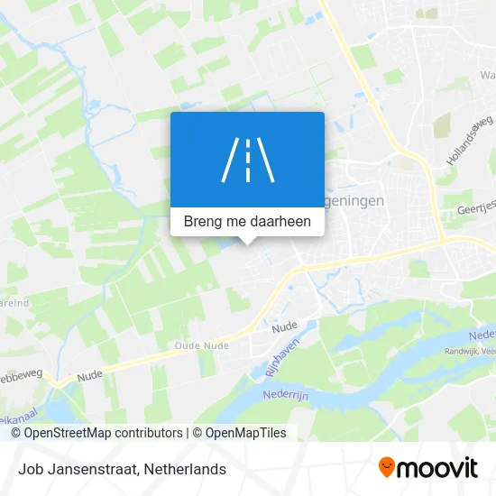 Job Jansenstraat kaart