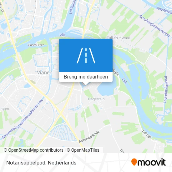 Notarisappelpad kaart