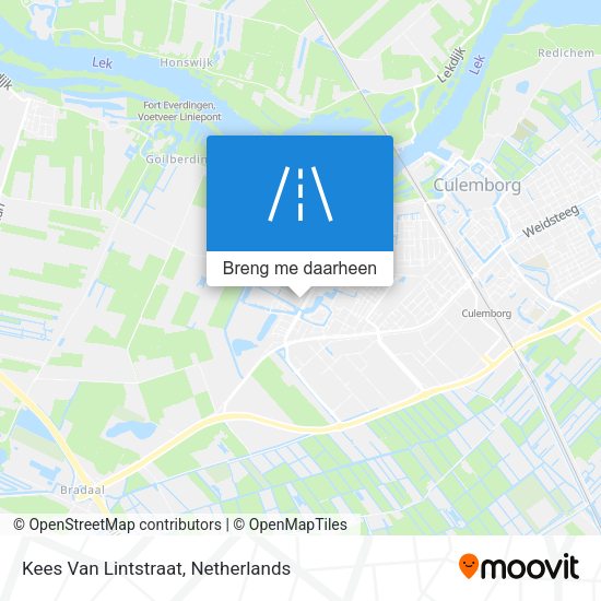 Kees Van Lintstraat kaart