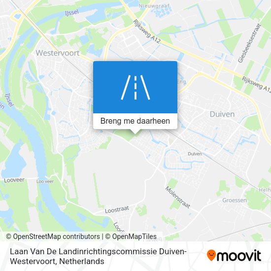 Laan Van De Landinrichtingscommissie Duiven-Westervoort kaart