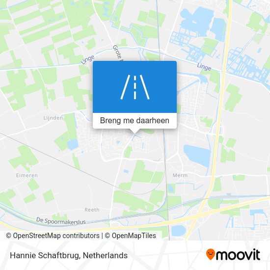 Hannie Schaftbrug kaart