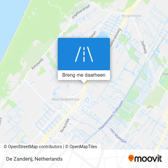 De Zanderij kaart