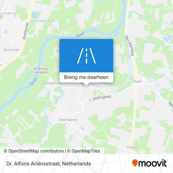 Dr. Alfons Ariënsstraat kaart