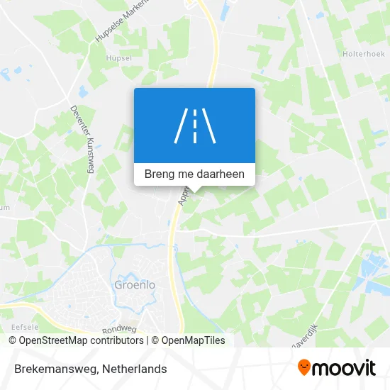 Brekemansweg kaart