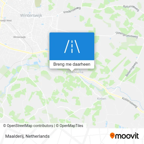 Maalderij kaart