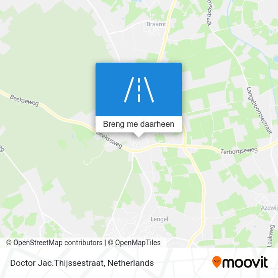 Doctor Jac.Thijssestraat kaart