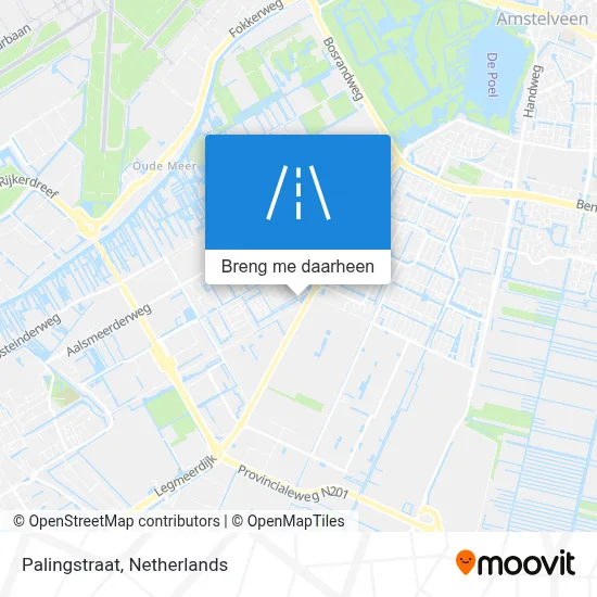 Palingstraat kaart