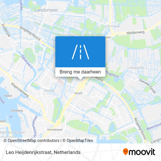 Leo Heijdenrijkstraat kaart