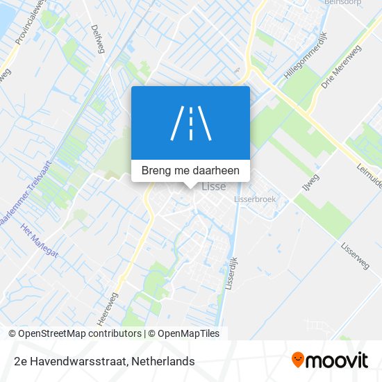 2e Havendwarsstraat kaart