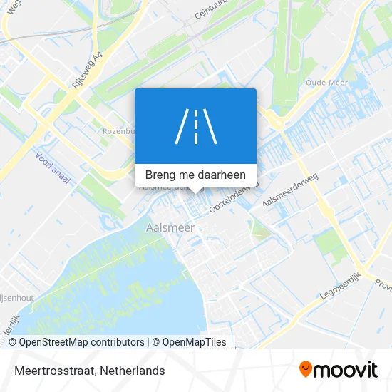 Meertrosstraat kaart