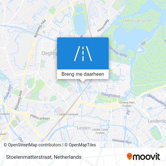 Stoelenmatterstraat kaart