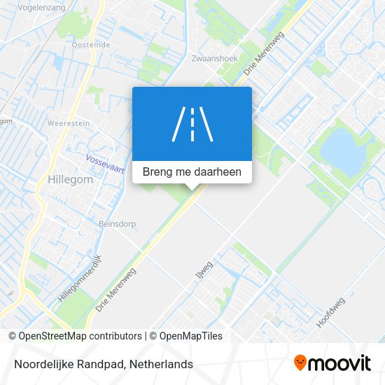 Noordelijke Randpad kaart