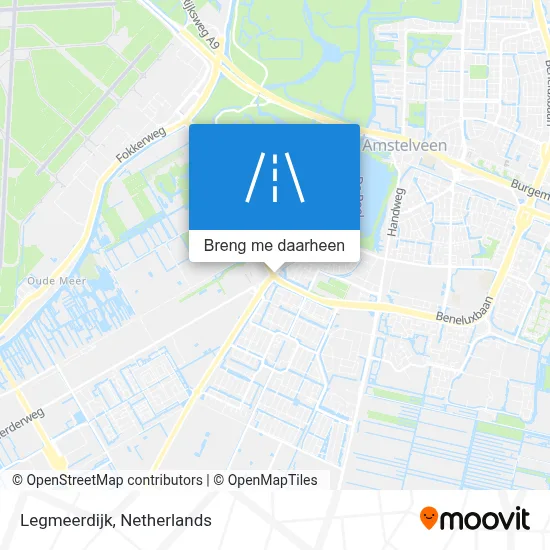 Legmeerdijk kaart